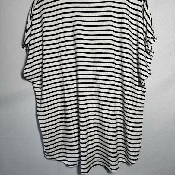 Gibson & Latimer Black & White Cotton Top – Size XL (NWT) - Picture 2 of 4